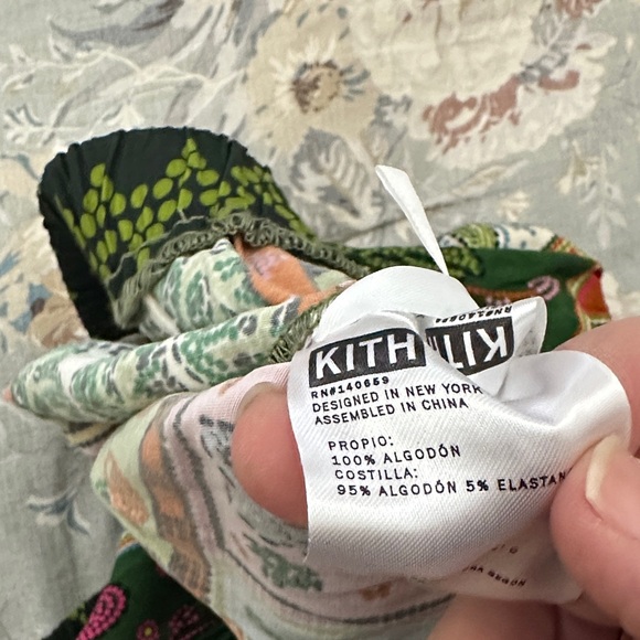 Kith Multicolor Patchwork One-Shoulder Top - Picture 5 of 5